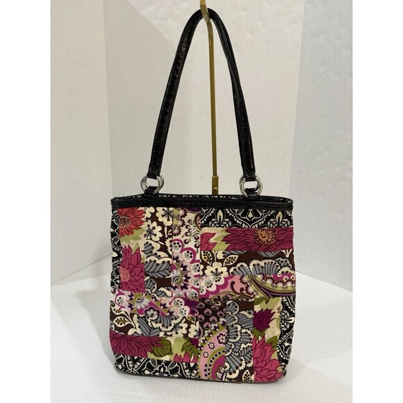 Vera Bradley Purse Patchwork Medley Tote, Shoulder Bag, Vera Bradley - Picture 3 of 16